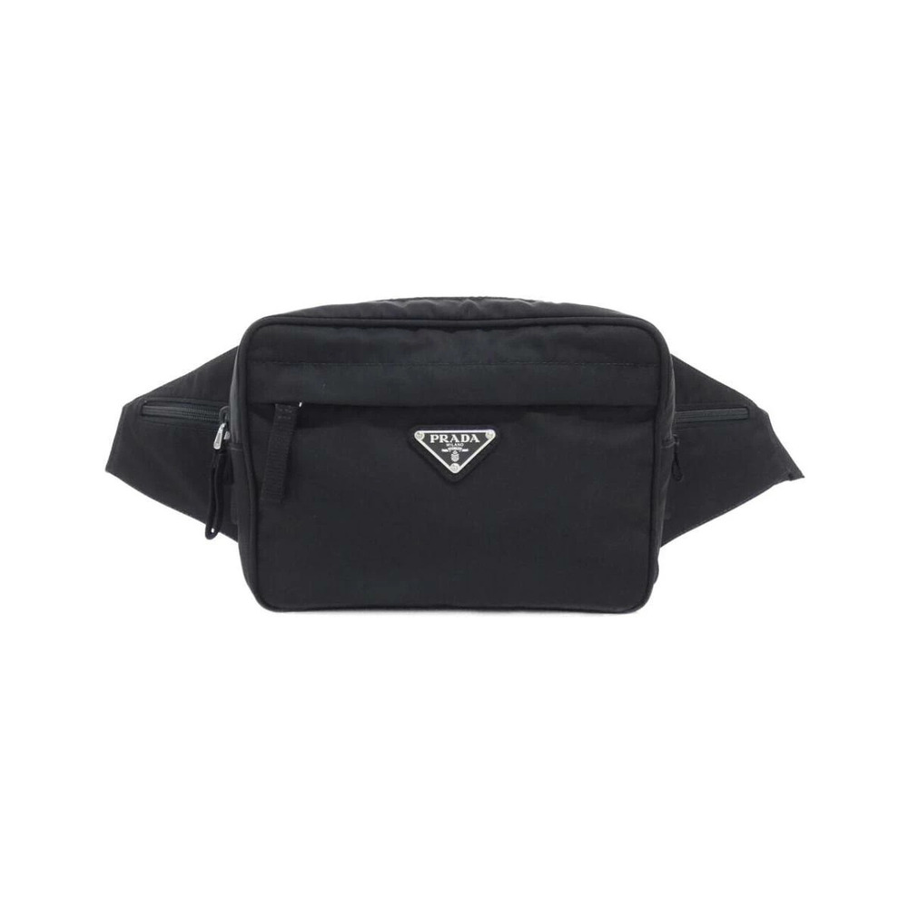 Prada Waist Crossbody Belt Body Tessuto Black Bag